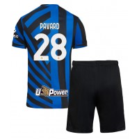 Maglia Calcio Inter Milan Benjamin Pavard #28 Prima Divisa Bambino 2024-25 Manica Corta (+ pantaloncini)